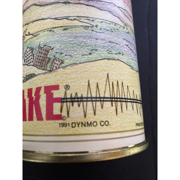 Dynmo Co California Canned Earthquake 1991 San Francisco Souvenir Vintage Tested - Picture 8 of 9
